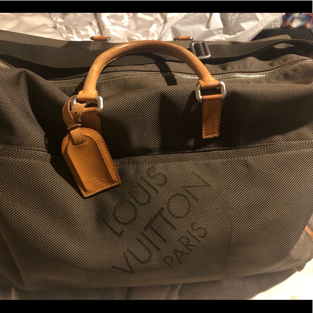 Louis Vuitton Canvas Travel Duffel Bag